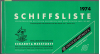 Die Deutsche Schiffsliste 1974 (1 St.) Eckardt & Messtorff